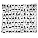 Ace Playing Cards Pattern Print Tapestry