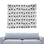 Ace Playing Cards Pattern Print Tapestry