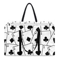 Ace Playing Cards Pattern Print Utility Tote Bag