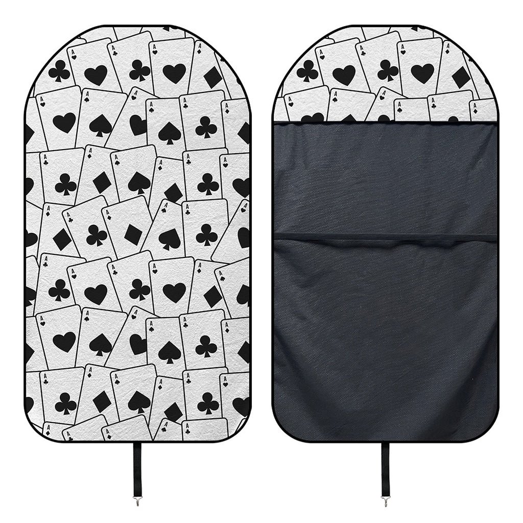 Ace Playing Cards Pattern Print Waterproof Car Seat Cover