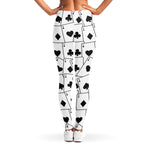 Ace Playing Cards Pattern Print Women's Leggings