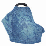 Acid Wash Denim Jeans Pattern Print Baby Seat Cover