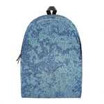 Acid Wash Denim Jeans Pattern Print Backpack