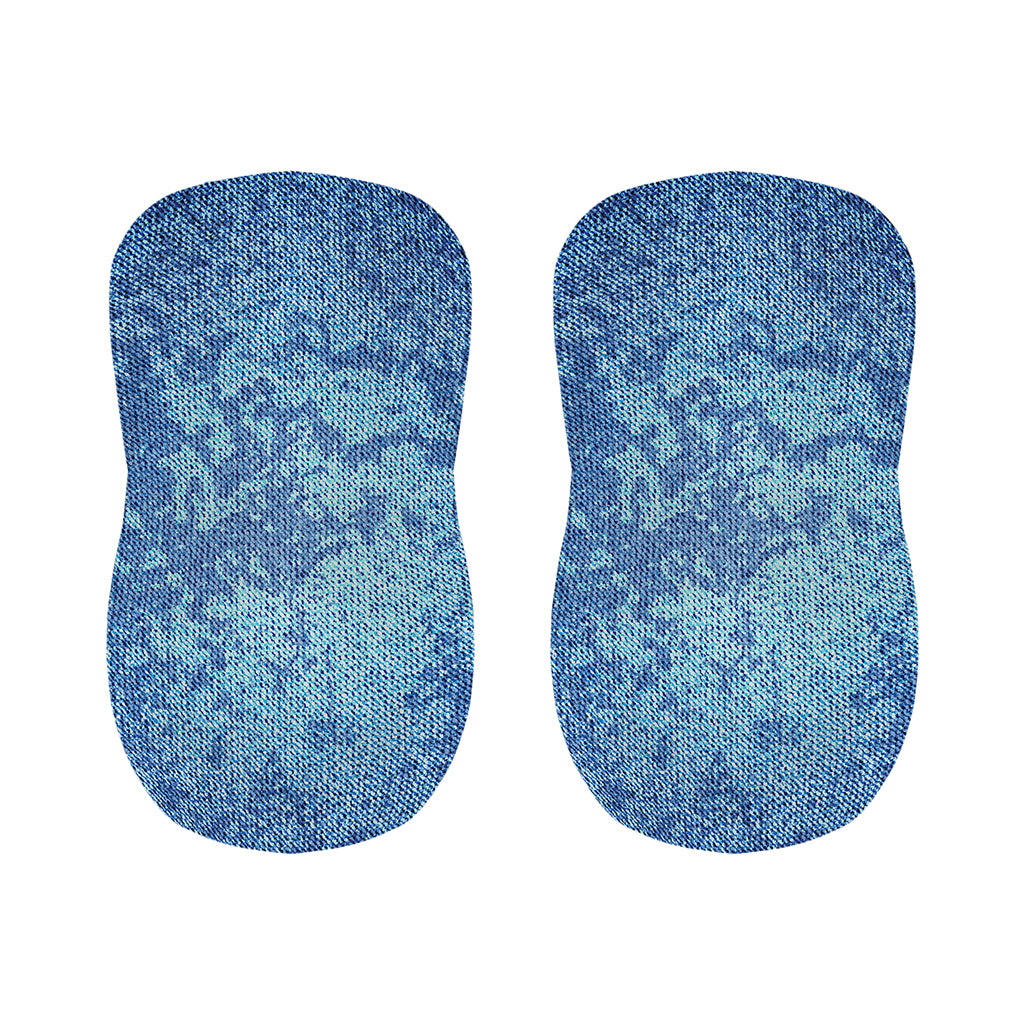 Acid Wash Denim Jeans Pattern Print Bar Stool Covers