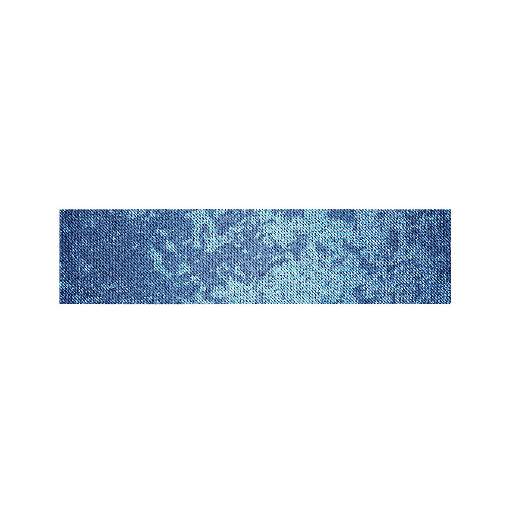 Acid Wash Denim Jeans Pattern Print Bed Runner