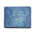 Acid Wash Denim Jeans Pattern Print Bifold Wallet