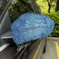 Acid Wash Denim Jeans Pattern Print Car Side Mirror Covers