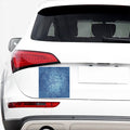 Acid Wash Denim Jeans Pattern Print Car Sticker