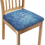 Acid Wash Denim Jeans Pattern Print Chair Cushion Cover