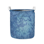Acid Wash Denim Jeans Pattern Print Collapsible Laundry Basket