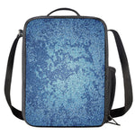 Acid Wash Denim Jeans Pattern Print Crossbody Lunch Bag