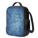 Acid Wash Denim Jeans Pattern Print Crossbody Lunch Bag