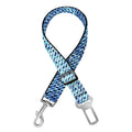 Acid Wash Denim Jeans Pattern Print Dog Seat Belt