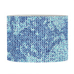 Acid Wash Denim Jeans Pattern Print Drum Lamp Shade