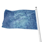 Acid Wash Denim Jeans Pattern Print Flag