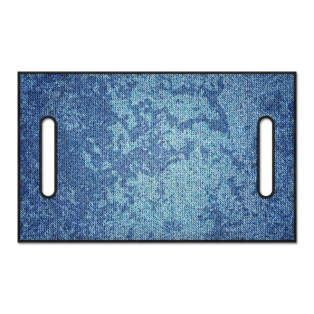 Acid Wash Denim Jeans Pattern Print Golf Cart Seat Cover