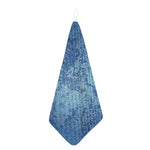 Acid Wash Denim Jeans Pattern Print Hand Towel