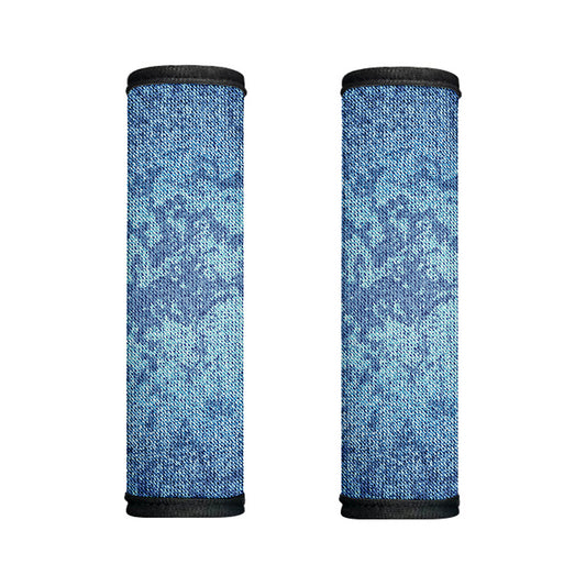 Acid Wash Denim Jeans Pattern Print Handle Covers