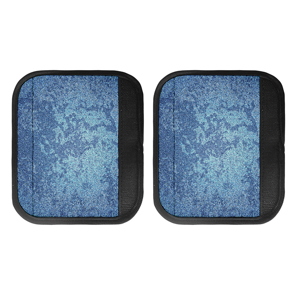 Acid Wash Denim Jeans Pattern Print Handle Covers