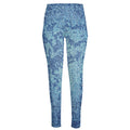 Acid Wash Denim Jeans Pattern Print High-Waisted Pocket Leggings