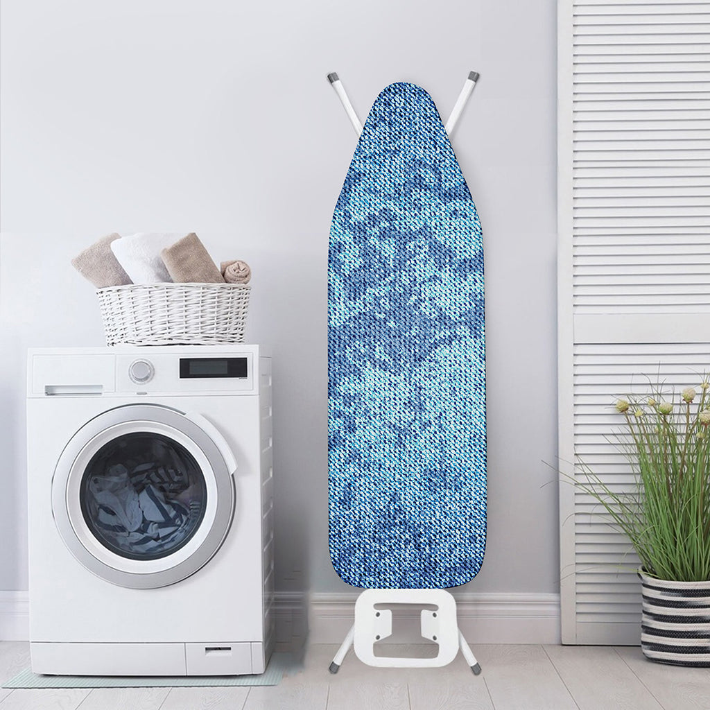 Acid Wash Denim Jeans Pattern Print Ironing Board Cover