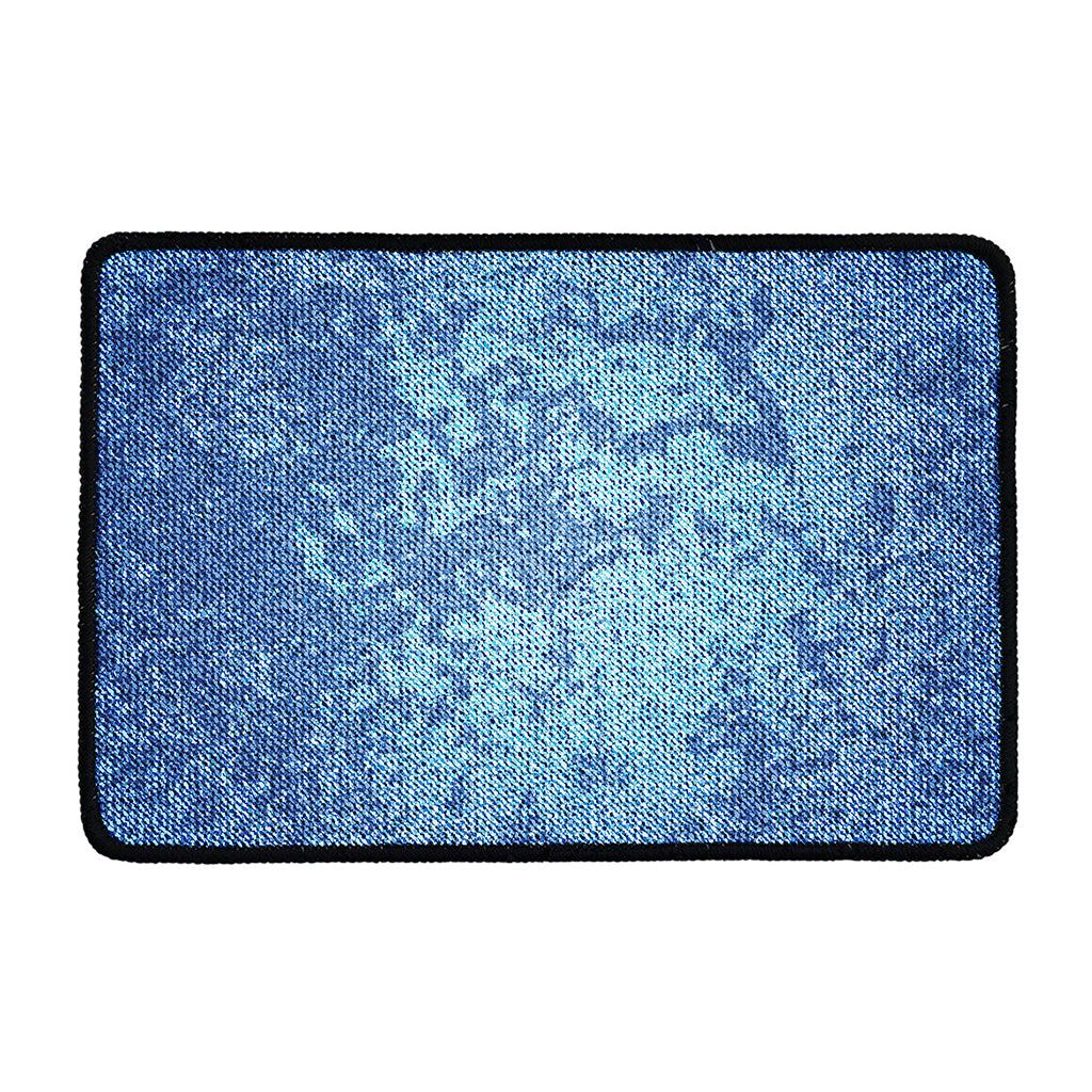 Acid Wash Denim Jeans Pattern Print Kitchen Mat