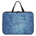 Acid Wash Denim Jeans Pattern Print Laptop Sleeve With Handle