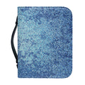 Acid Wash Denim Jeans Pattern Print Leather Bible Cover