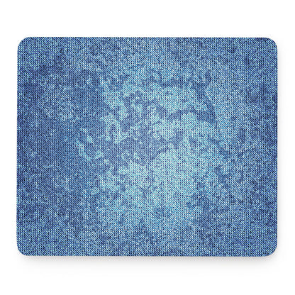 Acid Wash Denim Jeans Pattern Print Mouse Pad
