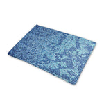Acid Wash Denim Jeans Pattern Print Pet Cooling Mat Cover
