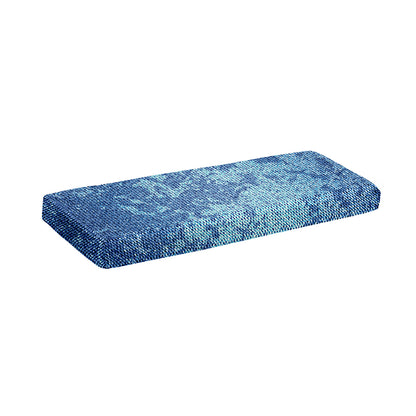 Acid Wash Denim Jeans Pattern Print Piano Keyboard Cover