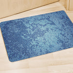 Acid Wash Denim Jeans Pattern Print Polyester Doormat