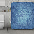 Acid Wash Denim Jeans Pattern Print Polyester Shower Curtain