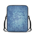 Acid Wash Denim Jeans Pattern Print Rectangular Crossbody Bag