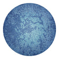 Acid Wash Denim Jeans Pattern Print Round Blanket