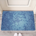 Acid Wash Denim Jeans Pattern Print Rubber Doormat