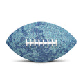 Acid Wash Denim Jeans Pattern Print Rugby Ball