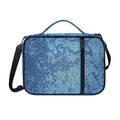 Acid Wash Denim Jeans Pattern Print Shoulder Strap Bible Bag