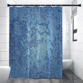 Acid Wash Denim Jeans Pattern Print Shower Curtain