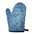 Acid Wash Denim Jeans Pattern Print Single Oven Mitt