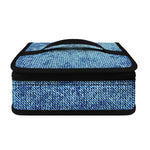 Acid Wash Denim Jeans Pattern Print Small Lunch Bag