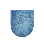 Acid Wash Denim Jeans Pattern Print Toilet Lid Cover