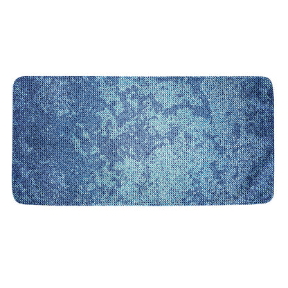 Acid Wash Denim Jeans Pattern Print Towel