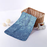Acid Wash Denim Jeans Pattern Print Towel