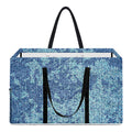Acid Wash Denim Jeans Pattern Print Utility Tote Bag
