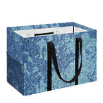 Acid Wash Denim Jeans Pattern Print Utility Tote Bag