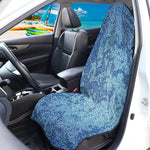 Acid Wash Denim Jeans Pattern Print Waterproof Car Seat Cover