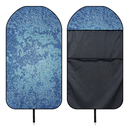 Acid Wash Denim Jeans Pattern Print Waterproof Car Seat Cover