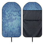 Acid Wash Denim Jeans Pattern Print Waterproof Car Seat Cover