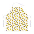 Acoustic Guitar Pattern Print Adjustable Apron